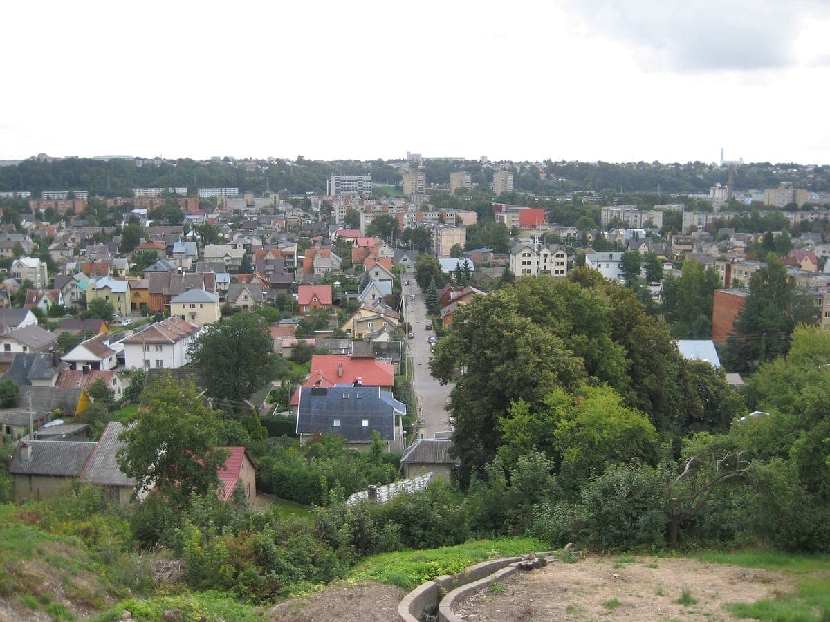 Vaizdas į Kauną iš Milikonių
