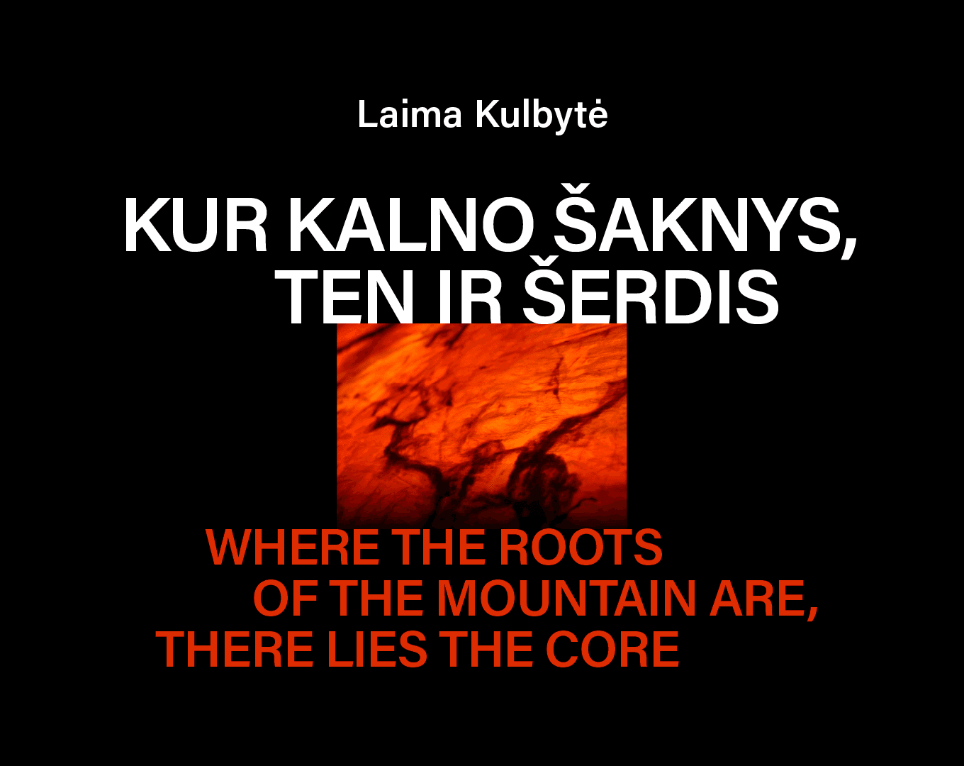 "THE YOUTH PLATFORM“: LAIMA KULBYTĖ'S EXHIBITION "WHERE THE ROOTS OF THE MOUNTAIN ARE, THERE LIES THE CORE"