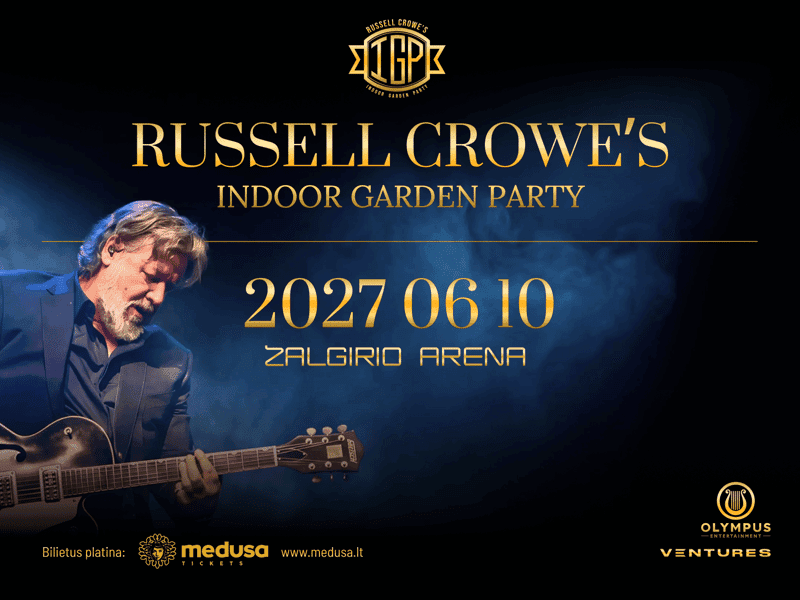 RUSSELL CROWE'S | Indoor Garden Party
