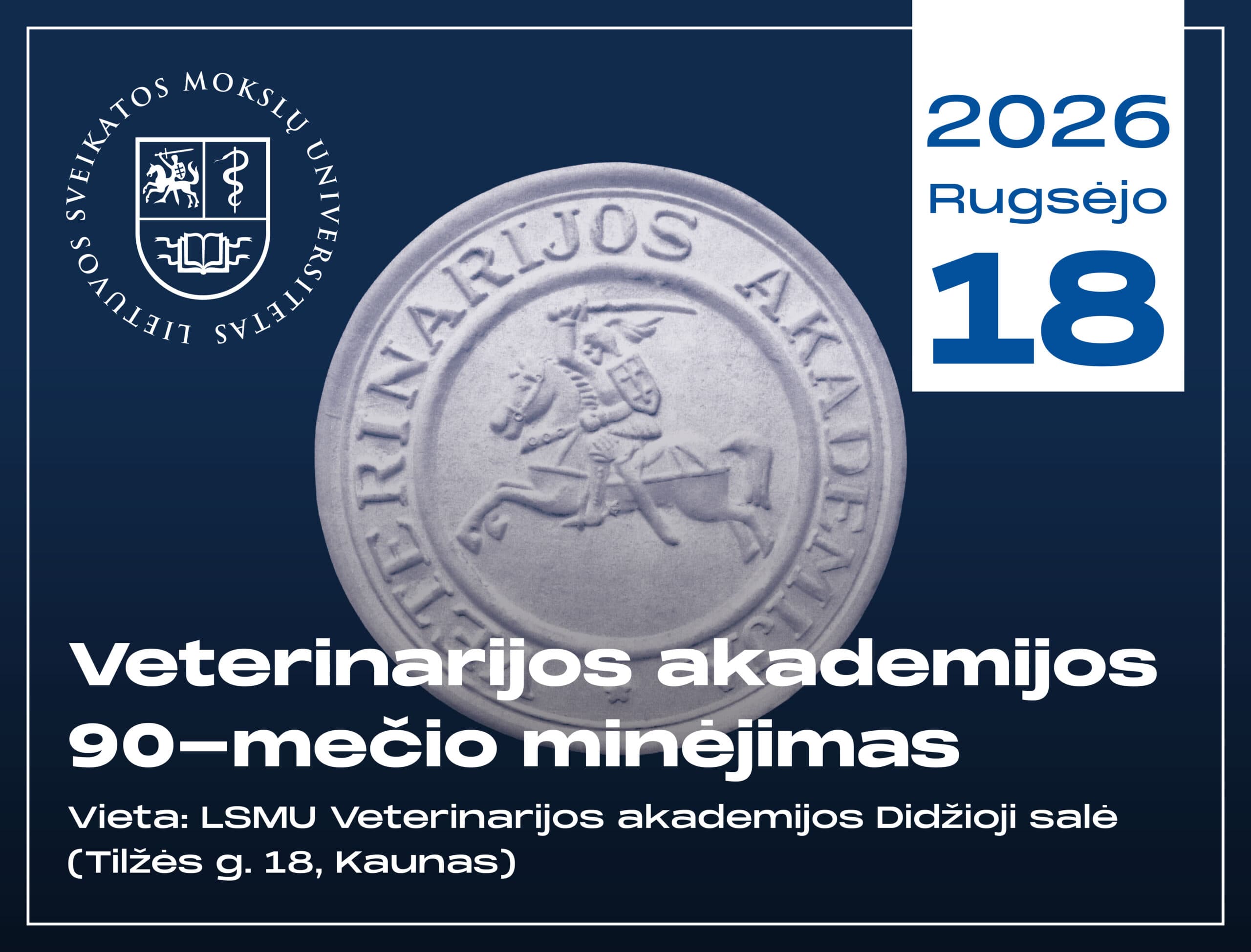 LSMU Veterinarijos akademijos 90-mečio minėjimas