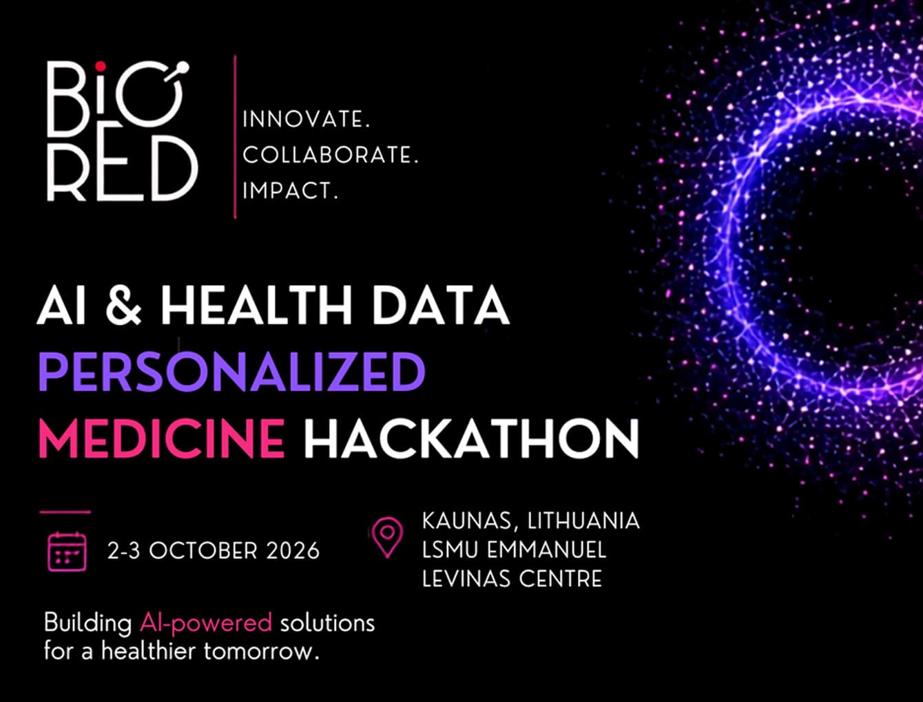 Hakatonas „AI & Health Data for Personalised Medicine“
