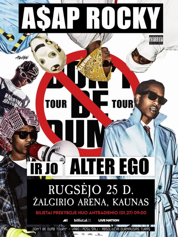 A$AP Rocky | Don't Be Dumb World Tour