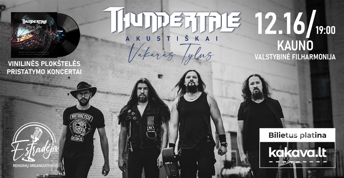 Grupė THUNDERTALE. Akustinis koncertas