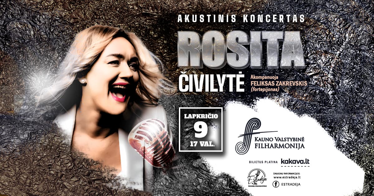 ROSITOS ČIVILYTĖS AKUSTINIS KONCERTAS